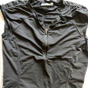 Athleta, size M, athletic/biking shirt, black
